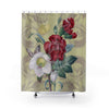 Anemones Carnations Floral Art Shower Curtain 71 × 74 Home Decor