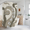 Beige Ocean Modern Funky Bathroom Decor Underwater Sea Creature Theme Coastal Home Gift Nautical