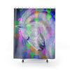 Cubism Rainbow Lusitano Stallion Portrait Shower Curtain 71X74 Home Decor