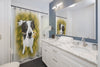 Cute Border Collie Dog Art Shower Curtain Home Decor