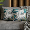 Funky Octopus Kraken Tentacles Ink Art Spun Polyester Square Pillow Case Home Decor