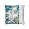 Funky Octopus Kraken Tentacles Ink Art Spun Polyester Square Pillow Case Home Decor