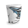 Horse Doodle Blue Tribal Ink Art Ii Latte Mug Mug