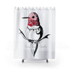 Hummingbird Ink Art Shower Curtains 71X74 Home Decor