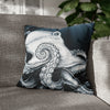 Moonlit Octopus Kraken Art Spun Polyester Square Pillow Case 18 × Home Decor