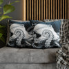 Moonlit Octopus Kraken Art Spun Polyester Square Pillow Case Home Decor