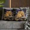 Octopus Cosmic Galaxy Planets Art Spun Polyester Square Pillow Case Home Decor