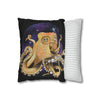 Octopus Cosmic Galaxy Planets Art Spun Polyester Square Pillow Case Home Decor