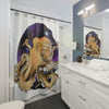 Octopus Galaxy Nebulae Stars Art Shower Curtain Home Decor