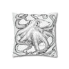 Octopus Kraken Tentacles Ink Art Spun Polyester Square Pillow Case Home Decor