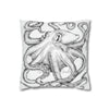 Octopus Kraken Tentacles Ink Art Spun Polyester Square Pillow Case Home Decor