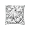 Octopus Kraken Tentacles Ink Art Spun Polyester Square Pillow Case Home Decor