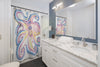 Octopus Rainbow Ink Shower Curtain Home Decor