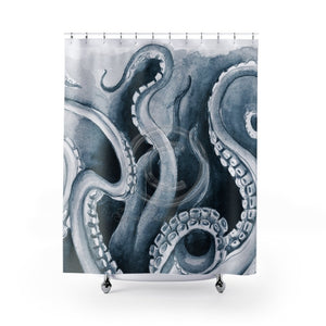 Octopus Tentacles Kraken Blue Grey Shower Curtains 71 X 74 Home Decor