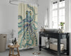 Octopus Tentacles Kraken! Green On Beige Greenish Shower Curtain Home Decor