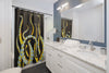 Octopus Tentacles Yellow Black On Shower Curtain Home Decor