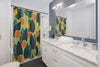 Oranges And Lemons Green Shower Curtain Home Decor