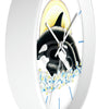 Orca Whale Mom And Baby Ink Art Wall Clock Home Decor