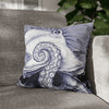 Purple Octopus Kraken Ink Art Spun Polyester Square Pillow Case 16 × Home Decor