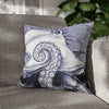 Purple Octopus Kraken Ink Art Spun Polyester Square Pillow Case 18 × Home Decor