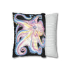 Rainbow Octopus Kraken Tentacles Ink Black Art Spun Polyester Square Pillow Case Home Decor