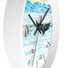 Shelter Point Pacific Beach Summer Art Wall Clock Home Decor