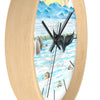 Shelter Point Pacific Beach Summer Art Wall Clock Home Decor