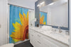 Sunflower Van Gogh Style Shower Curtain Home Decor