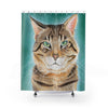 Tabby Cat Grumpster Shower Curtain 71 X 74 Home Decor