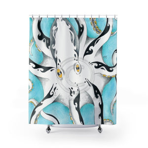 Tribal Ink Octopus Art Shower Curtains 71 X 74 Home Decor