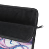 Purple Octopus Dance Ink Art Laptop Sleeve