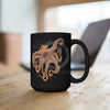 Dancing Octopus With Bubbles Art Black Mug 15Oz