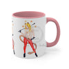 Funky Pin Up Costume Lady Ink Art Accent Coffee Mug 11Oz