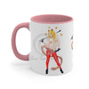 Funky Pin Up Costume Lady Ink Art Accent Coffee Mug 11Oz