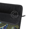 Golden Blue Tentacles Art Laptop Sleeve