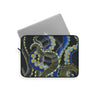 Golden Blue Tentacles Art Laptop Sleeve