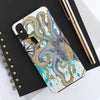 Grey Octopus Compass Teal Splash Case Mate Tough Phone Cases