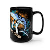 Humpback Whale Ocean Song Black Mug 15Oz