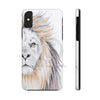 Lion Watercolor Ink White Case Mate Tough Phone Cases Iphone Xs