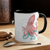 Octopus Cosmic Dancer Art Accent Coffee Mug 11Oz