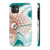 Octopus Ink Orange Green Case Mate Tough Phone Iphone 11