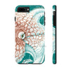 Octopus Ink Orange Green Case Mate Tough Phone Iphone 7 Plus 8