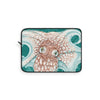 Octopus Ink Orange Green Laptop Sleeve 15