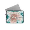 Octopus Ink Orange Green Laptop Sleeve