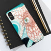 Octopus Ink Orange Teal Case Mate Tough Phone