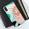 Octopus Ink Orange Teal Case Mate Tough Phone