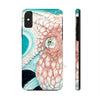 Octopus Ink Orange Teal Case Mate Tough Phone Iphone X