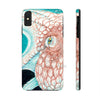 Octopus Ink Orange Teal Case Mate Tough Phone Iphone Xs Max