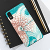 Octopus Orange Teal Map Ink Case Mate Tough Phone