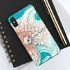 Octopus Orange Teal Map Ink Case Mate Tough Phone